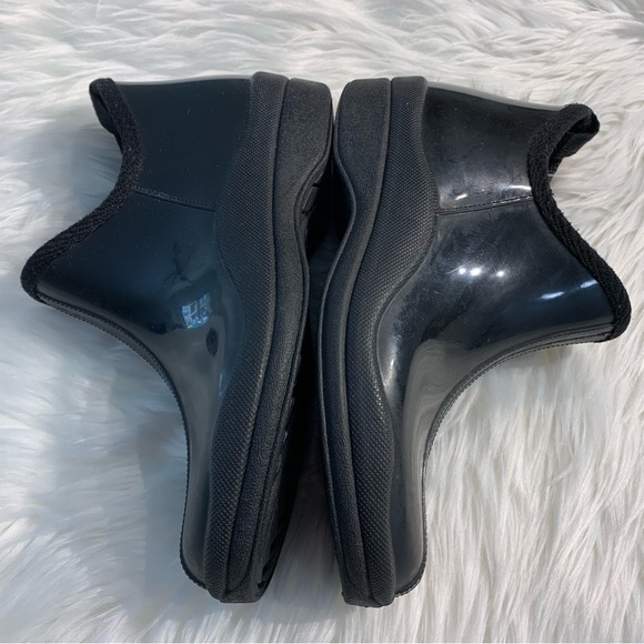 Ankle Rain Boots Glossy Black 8 - Picture 4 of 11